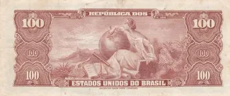 Brazil 100 Cruzeiros, 1943 reverse