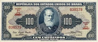 Brazil 100 Cruzeiros, 1961-1964 obverse
