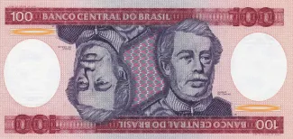 Brazil 100 Cruzeiros, 1981-1984 obverse