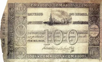 Brazil 100 Mil Réis, 1835 obverse