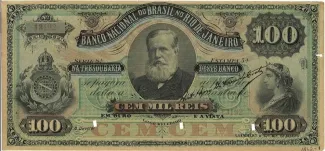 Brazil 100 Mil Réis, 1890 obverse