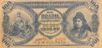 Brazil 100 Mil Réis, 1901 obverse