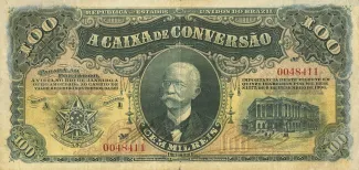 Brazil 100 Mil Réis, 1910 obverse
