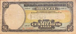 Brazil 100 Mil Réis, 1915 obverse