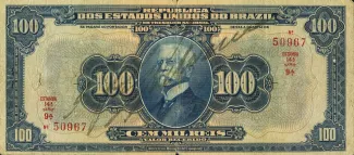 Brazil 100 Mil Réis, 1918 obverse