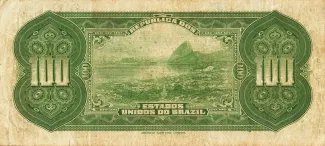 Brazil 100 Mil Réis, 1926 reverse