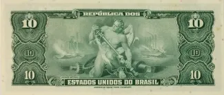 Brazil 10 Cruzeiros, 1961-1963 reverse