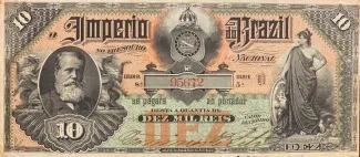 Brazil 10 Mil Réis, 1888 obverse