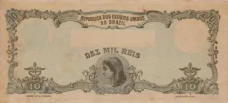 Brazil 10 Mil Réis, 1903 reverse