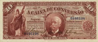 Brazil 10 Mil Réis, 1907 obverse