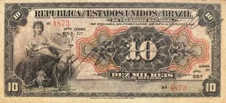Brazil 10 Mil Réis, 1911 obverse