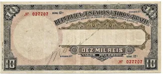 Brazil 10 Mil Réis, 1914 obverse