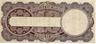 Brazil 10 Mil Réis, 1914 reverse