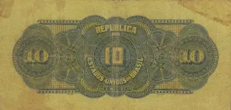 Brazil 10 Mil Réis, 1923 reverse