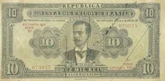 Brazil 10 Mil Réis, 1924 obverse