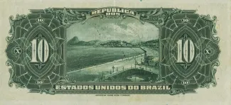 Brazil 10 Mil Réis, 1926 reverse