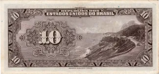 Brazil 10 Mil Réis, 1927 reverse