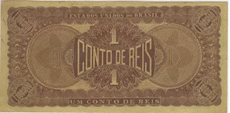 Brazil 1 Conto de Réis, 1921-1924 reverse