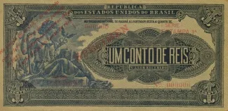 Brazil 1 Conto de Réis, 1923 obverse