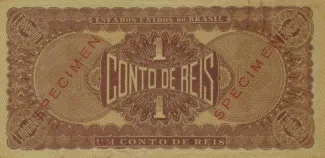 Brazil 1 Conto de Réis, 1923 reverse