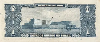 Brazil 1 Cruzeiro, 1944 reverse