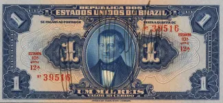 Brazil 1 Mil Réis, 1919 obverse