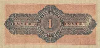 Brazil 1 Mil Réis, 1920 reverse