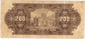 Brazil 200 Cruzeiros, 1942 reverse