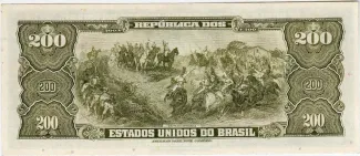 Brazil 200 Cruzeiros, 1943 reverse