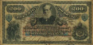 Brazil 200 Mil Réis, 1878 obverse