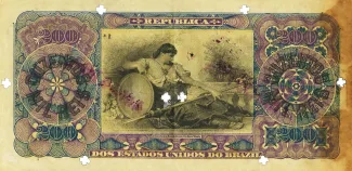 Brazil 200 Mil Réis, 1897 reverse