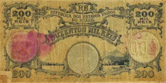 Brazil 200 Mil Réis, 1905 reverse