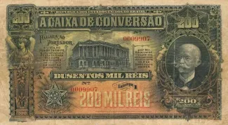 Brazil 200 Mil Réis, 1910 obverse