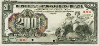 Brazil 200 Mil Réis, 1911 obverse