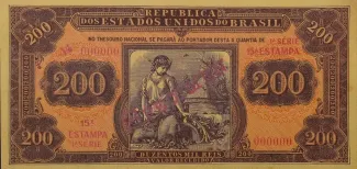Brazil 200 Mil Réis, 1922 obverse