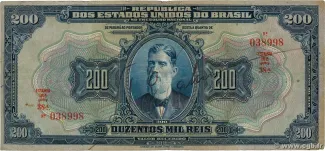 Brazil 200 Mil Réis, 1924-1942 obverse