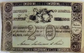 Brazil 20 Mil Réis, 1835 obverse