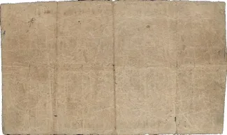 Brazil 20 Mil Réis, 1842 reverse