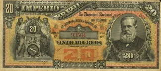Brazil 20 Mil Réis, 1888 obverse
