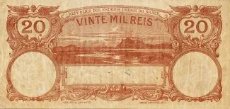 Brazil 20 Mil Réis, 1907 reverse