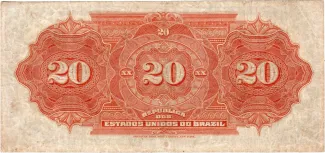 Brazil 20 Mil Réis, 1912 reverse