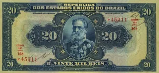 Brazil 20 Mil Réis, 1919 obverse