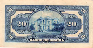 Brazil 20 Mil Réis, 1923 reverse