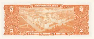 Brazil 2 Cruzeiros, 1954-1958 reverse