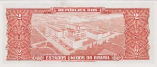 Brazil 2 Cruzeiros, 1955 reverse