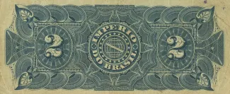 Brazil 2 Mil Réis, 1874 reverse