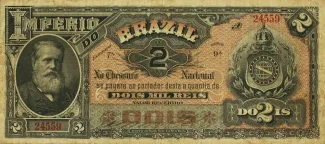 Brazil 2 Mil Réis, 1887 obverse