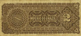 Brazil 2 Mil Réis, 1887 reverse
