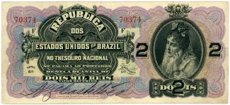 Brazil 2 Mil Réis, 1900 obverse