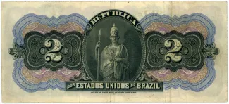 Brazil 2 Mil Réis, 1900 reverse